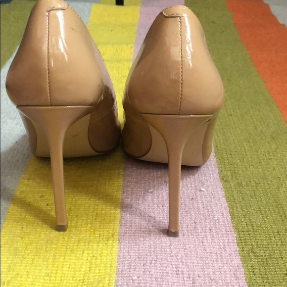 Nude Pointed Toe Pumps - Picture 4 of 4